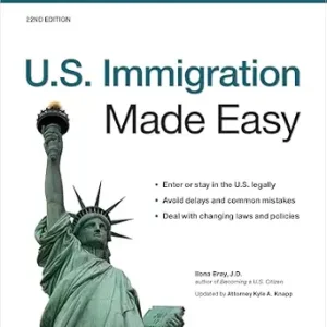 خرید و دانلود نسخه کامل کتاب زبان اصلی U.S. Immigration Made Easy PDF | دانلود کتاب خارجی