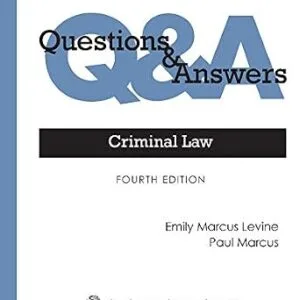 خرید و دانلود نسخه کامل کتاب زبان اصلی Questions & Answers: Criminal Law, Fourth Edition PDF | دانلود کتاب خارجی