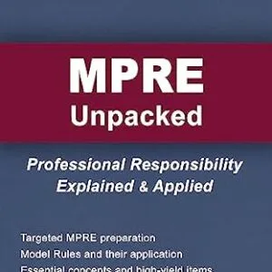 خرید و دانلود نسخه کامل کتاب زبان اصلی MPRE Unpacked: Professional Responsibility Explained & Applied for Multistate Professional Responsibility Exam PDF | دانلود کتاب خارجی