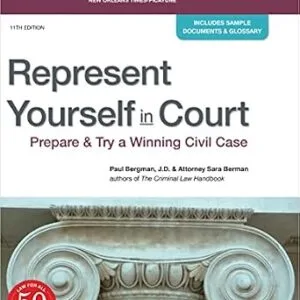 خرید و دانلود نسخه کامل کتاب زبان اصلی Represent Yourself in Court: Prepare & Try a Winning Civil Case PDF | دانلود کتاب خارجی
