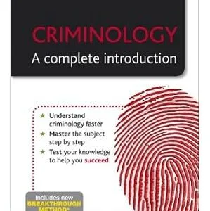 خرید و دانلود نسخه کامل کتاب زبان اصلی Criminology: A Complete Introduction: Teach Yourself PDF | دانلود کتاب خارجی