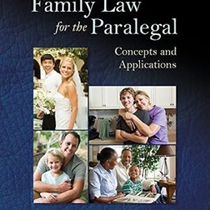 خرید و دانلود نسخه کامل کتاب زبان اصلی Family Law for the Paralegal: Concepts and Applications PDF | دانلود کتاب خارجی