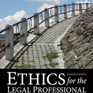 خرید و دانلود نسخه کامل کتاب زبان اصلی Ethics for the Legal Professional PDF | دانلود کتاب خارجی