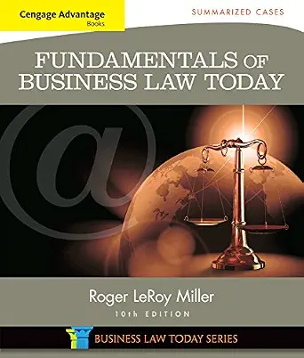 خرید و دانلود نسخه کامل کتاب زبان اصلی Cengage Advantage Books: Fundamentals of Business Law Today: Summarized Cases PDF | دانلود کتاب خارجی_6a9696604c944.webp خرید و دانلود نسخه کامل کتاب زبان اصلی Cengage Advantage Books: Fundamentals of Business Law Today: Summarized Cases PDF | دانلود کتاب خارجی
