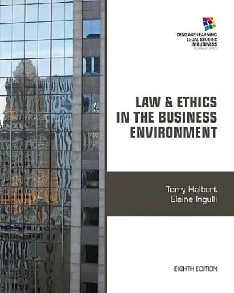 خرید و دانلود نسخه کامل کتاب زبان اصلی Law and Ethics in the Business Environment (Cengage Learning Legal Studies in Business) PDF | دانلود کتاب خارجی_6a980a56aa08f.jpeg خرید و دانلود نسخه کامل کتاب زبان اصلی Law and Ethics in the Business Environment (Cengage Learning Legal Studies in Business) PDF | دانلود کتاب خارجی