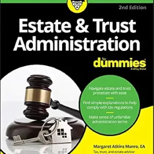 خرید و دانلود نسخه کامل کتاب زبان اصلی Estate & Trust Administration For Dummies PDF | دانلود کتاب خارجی