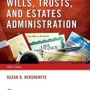 خرید و دانلود نسخه کامل کتاب زبان اصلی Wills, Trusts, and Estates Administration PDF | دانلود کتاب خارجی