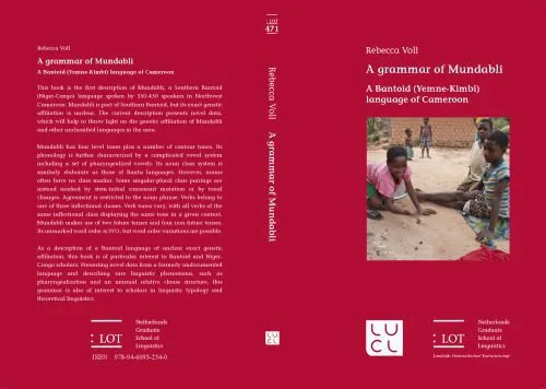 خرید و دانلود نسخه کامل کتاب A grammar of Mundabli : a Bantoid (Yemne-Kimbi) language of Cameroon_68bd201a54d0a.jpeg خرید و دانلود نسخه کامل کتاب A grammar of Mundabli : a Bantoid (Yemne-Kimbi) language of Cameroon