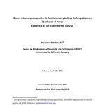 خرید و دانلود نسخه کامل کتاب Boom minero y corrupción de funcionarios públicos de los gobiernos locales en el Perú: Evidencia de un experimento natural