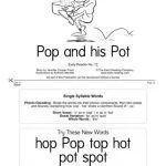 خرید و دانلود نسخه کامل کتاب Early Reading: No.12 Pop and his Pot (Pupil’s Book + Teacher’s Guide)