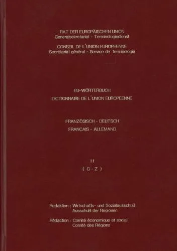خرید و دانلود نسخه کامل کتاب EU-Wörterbuch. Dictionnaire de l’Union Européenne. Français-Allemand. Vol II. G – Z_68c416d38bb40.jpeg خرید و دانلود نسخه کامل کتاب EU-Wörterbuch. Dictionnaire de l’Union Européenne. Français-Allemand. Vol II. G – Z