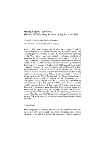 خرید و دانلود نسخه کامل کتاب Making English Their Own: The Use of ELF among Students of English at the FUB_68c0a0fe74a42.jpeg خرید و دانلود نسخه کامل کتاب Making English Their Own: The Use of ELF among Students of English at the FUB