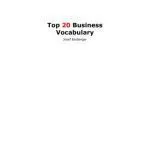 خرید و دانلود نسخه کامل کتاب Top 20 Business Vocabulary