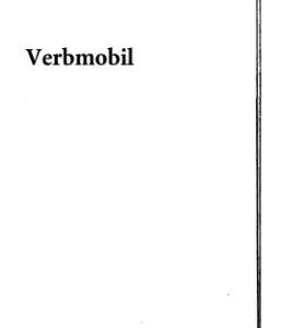 خرید و دانلود نسخه کامل کتاب Verbmobil: A Translation System for Face-to-Face Dialog