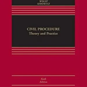 خرید و دانلود نسخه کامل کتاب زبان اصلی Civil Procedure: Theory and Practice (Aspen Casebook Series) | دانلود کتاب خارجی
