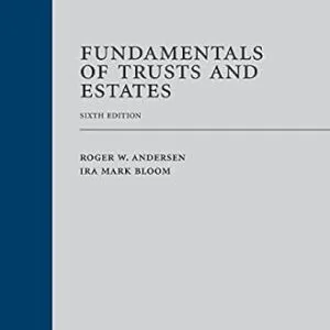 خرید و دانلود نسخه کامل کتاب زبان اصلی Fundamentals of Trusts and Estates, Sixth Edition | دانلود کتاب خارجی