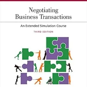 خرید و دانلود نسخه کامل کتاب زبان اصلی Negotiating Business Transactions: An Extended Simulation Course (Aspen Coursebook Series) | دانلود کتاب خارجی