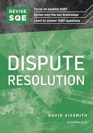 خرید و دانلود نسخه کامل کتاب زبان اصلی Revise SQE Dispute Resolution: SQE1 Revision Guide | دانلود کتاب خارجی_6ac2a49e87a9c.jpeg خرید و دانلود نسخه کامل کتاب زبان اصلی Revise SQE Dispute Resolution: SQE1 Revision Guide | دانلود کتاب خارجی