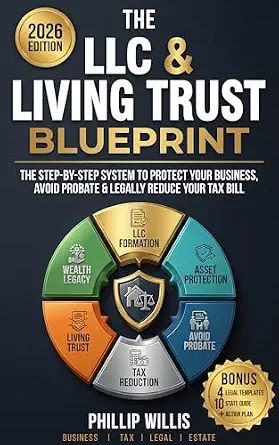 خرید و دانلود نسخه کامل کتاب زبان اصلی The LLC & Living Trust Blueprint: The Step-by-Step System to Protect Your Business, Avoid Probate & Legally Reduce Your Tax Bill | دانلود کتاب خارجی_6ac7f48b93612.webp خرید و دانلود نسخه کامل کتاب زبان اصلی The LLC & Living Trust Blueprint: The Step-by-Step System to Protect Your Business, Avoid Probate & Legally Reduce Your Tax Bill | دانلود کتاب خارجی