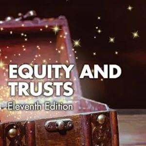 خرید و دانلود نسخه کامل کتاب زبان اصلی Equity and Trusts | دانلود کتاب خارجی