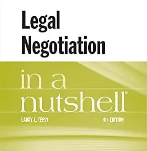 خرید و دانلود نسخه کامل کتاب زبان اصلی Legal Negotiation in a Nutshell (Nutshells) | دانلود کتاب خارجی