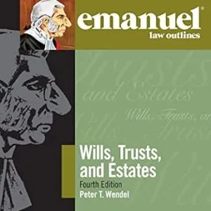 خرید و دانلود نسخه کامل کتاب زبان اصلی Emanuel Law Outlines for Wills, Trusts, and Estates (Emanuel Law Outlines Series) | دانلود کتاب خارجی