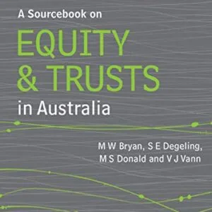 خرید و دانلود نسخه کامل کتاب زبان اصلی A Sourcebook on Equity and Trusts in Australia 2nd Edition | دانلود کتاب خارجی
