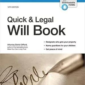 خرید و دانلود نسخه کامل کتاب زبان اصلی Quick & Legal Will Book | دانلود کتاب خارجی