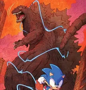خرید و دانلود نسخه کامل کتاب زبان اصلی Sonic the Hedgehog x Godzilla #1 | دانلود کتاب خارجی