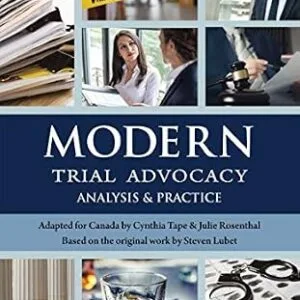 خرید و دانلود نسخه کامل کتاب زبان اصلی Modern Trial Advocacy: Analysis and Practice, Canadian Fourth Edition (NITA) | دانلود کتاب خارجی