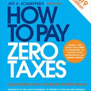 خرید و دانلود نسخه کامل کتاب زبان اصلی How to Pay Zero Taxes, 2019 36th Edition | دانلود کتاب خارجی