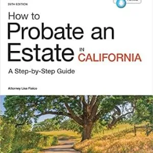خرید و دانلود نسخه کامل کتاب زبان اصلی How to Probate an Estate in California | دانلود کتاب خارجی