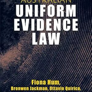 خرید و دانلود نسخه کامل کتاب زبان اصلی Australian Uniform Evidence Law | دانلود کتاب خارجی